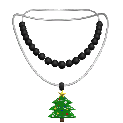 white christmas tree pendant 3.0