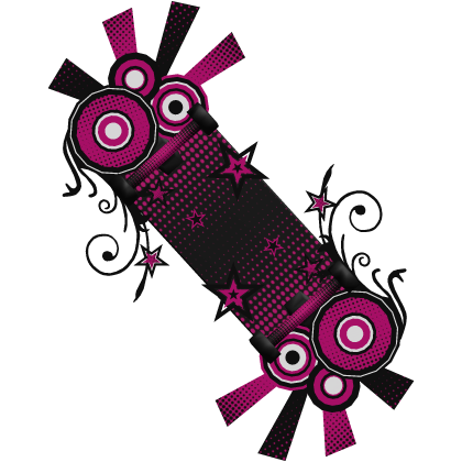 Hot Pink Frutiger Metro Skateboard Roblox item