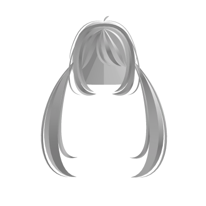 ♡ messed up wispy long cute hair white