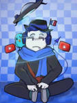 Random blue guy fan club