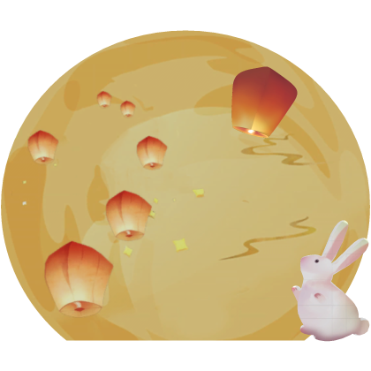 Chang'e's Moon Palace Collection Lantern Bunny