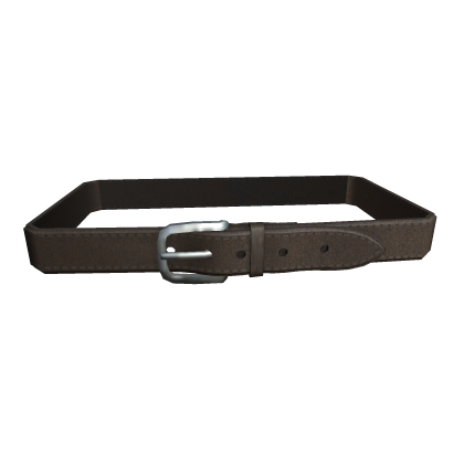 Dark Brown Leather Belt