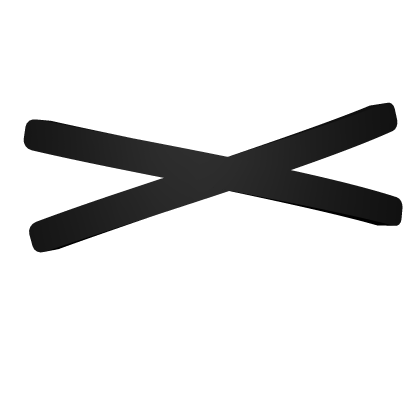 Cute Black Crossed Lines Hair Pins 