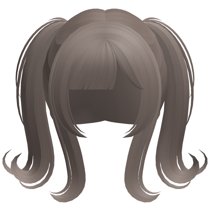 shy jirai kei soft swirly pigtails