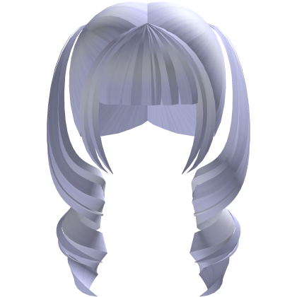 soft solid lilac sweet curly twintails Roblox item