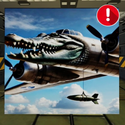 🚪Survive BOMBARDIRO CROCODILO In Area 51 🔦