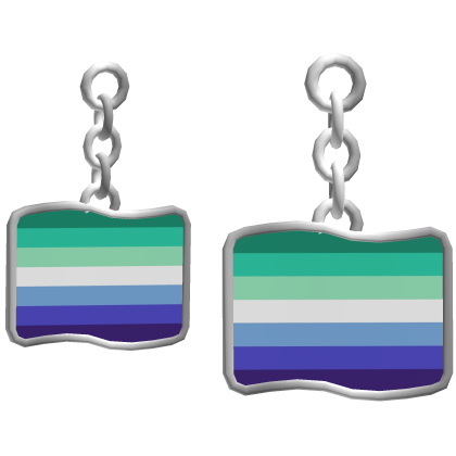 Gay Pride Flag Earrings