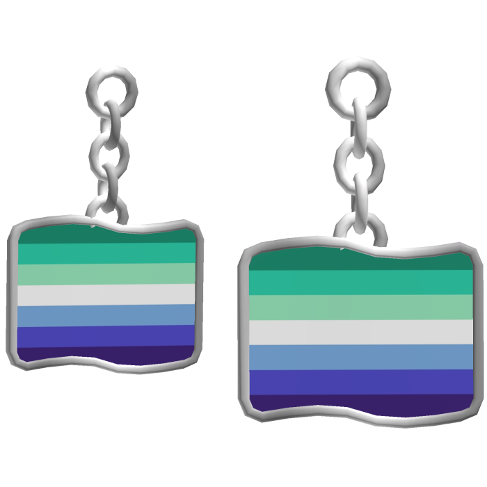 Gay Pride Flag Earrings