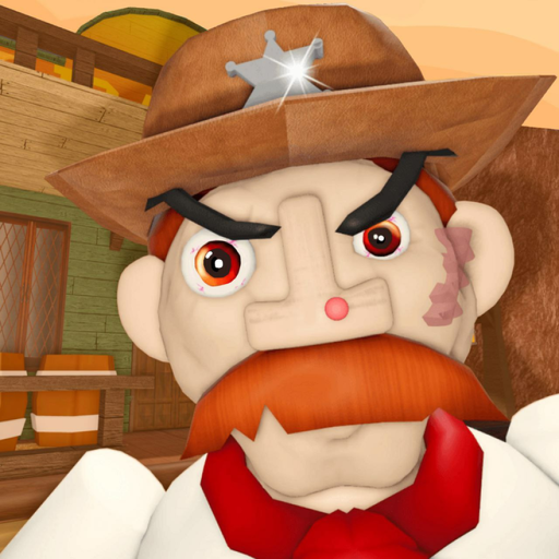 ESCAPE COWBOY ROBBY'S EVIL BANK RUN (Obby) official Roblox game thumbnail
