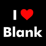 i heart blank