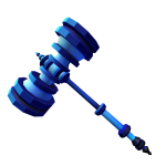 Royal Blue Diamond Hammer