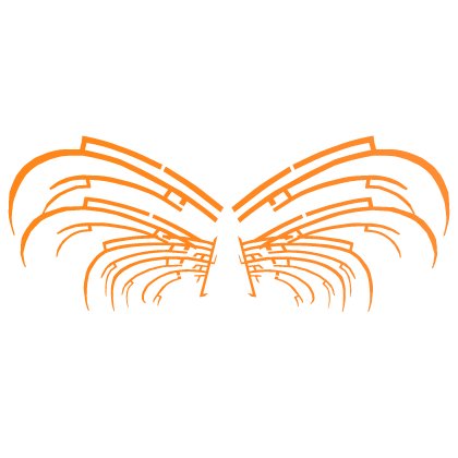 Orange T.R.I Reworked Plasma Big Wings [ Glow ] Roblox item