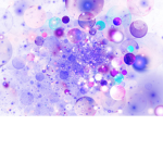 Blue, Pink, Purple Bubble Group