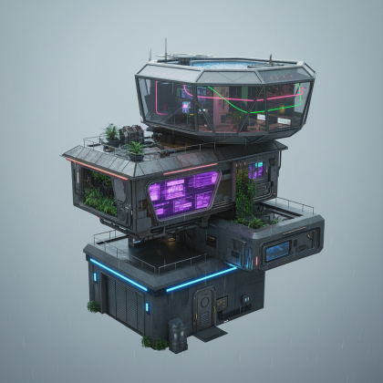 CyberPunk House preview 1