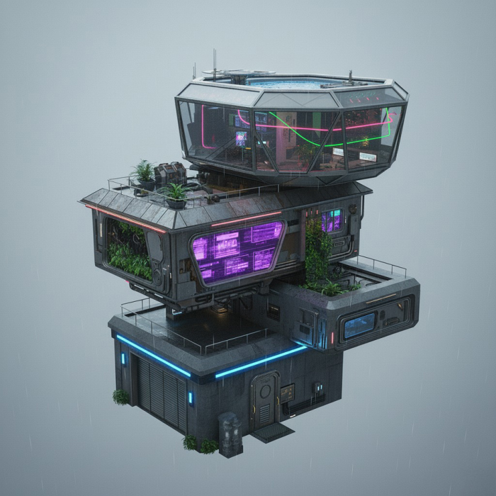CyberPunk House preview 1