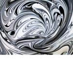Black white slide