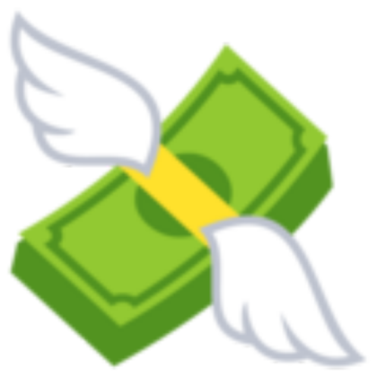 Winged Money Emoji Roblox decal