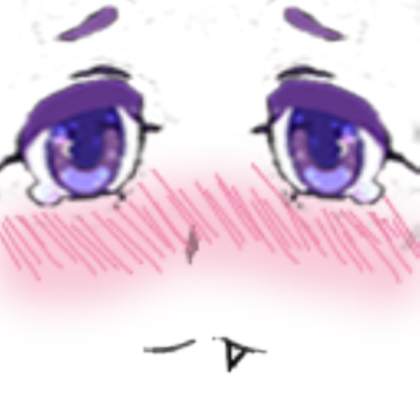 Anime face Roblox decal