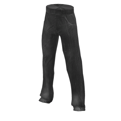 High Waisted Baggy Denim Jeans Black