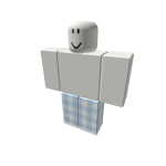 soft boy blue gingham pants