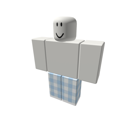 soft boy blue gingham pants