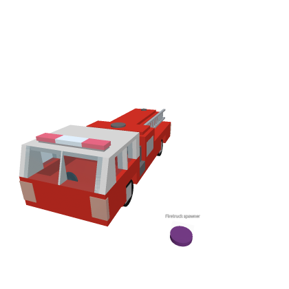 Fire truck with em lights