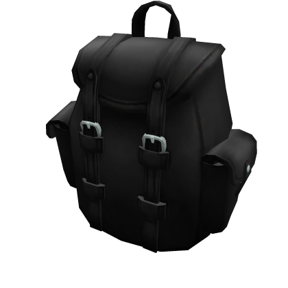 Black Leather Backpack