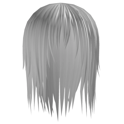 white wispy Spikey vampire vkei hair  Roblox item