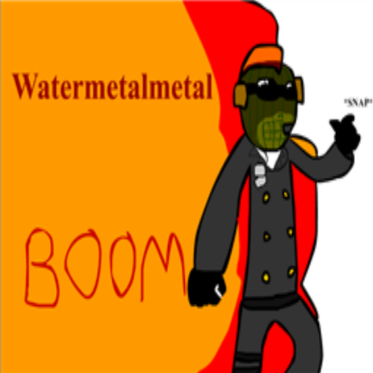 Cartoon Roblox- Watermetalmetal Roblox decal