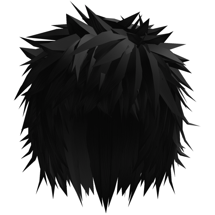 Dark Black Scene Messy Spiky Emo Boy Hair
