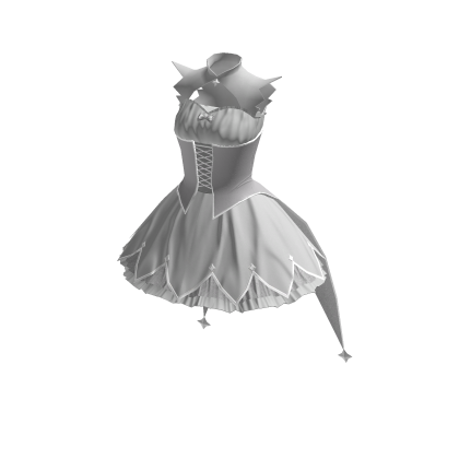 ♾️ White cute witch dress