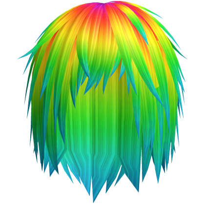 rainbow emo moe hair 22.  Roblox item