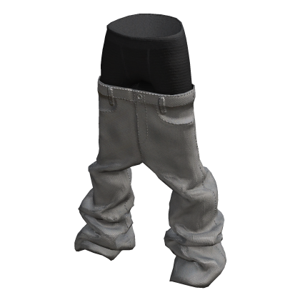 Bootcut Boxer Jeans (White)