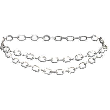 Layered Silver Waist Chain