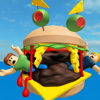 🍔ESCAPE A GIANT BURGER OBBY! (READ DESC)