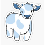 Blueberry cow