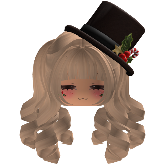 fluffy Christmas hair beret (Brown)