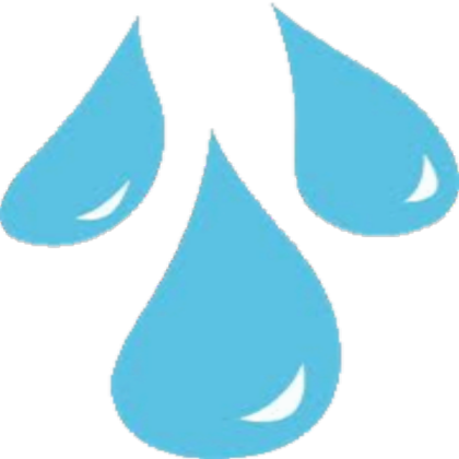 Raindrops {Transparent} Roblox decal