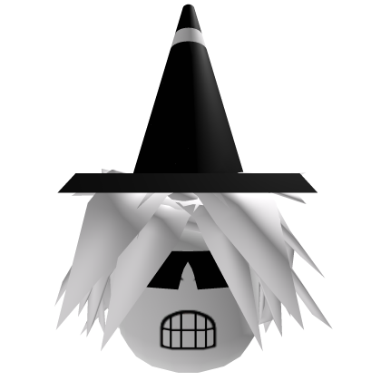 Dashie White Hair Black Cone Shades Grills Roblox item