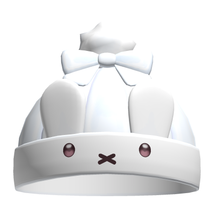 Cute Light Blue Winter Miffy Beanie
