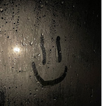 Happy glass rain