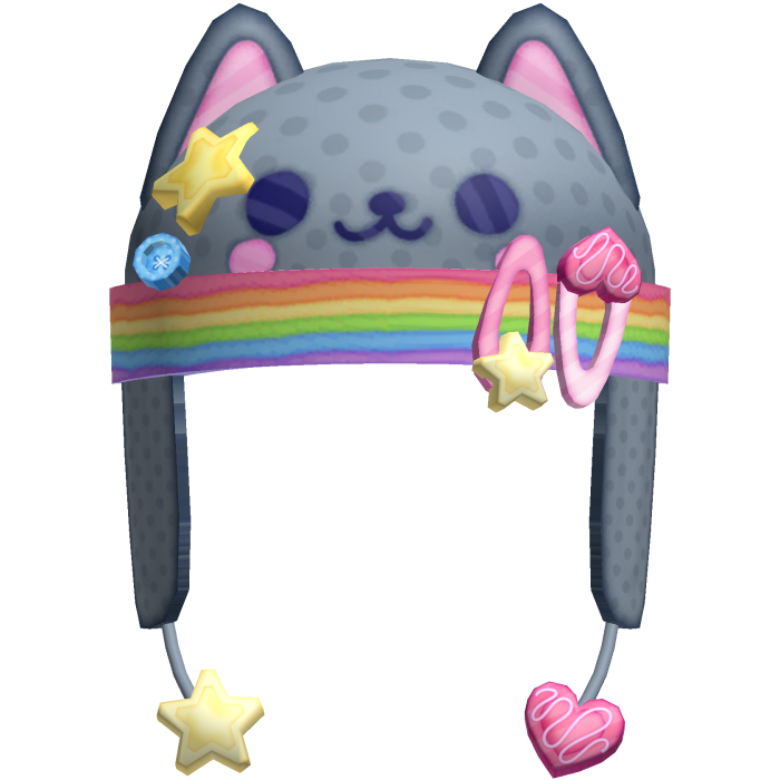 Cute Kawaii Nyan Cat Rainbow Beanie 