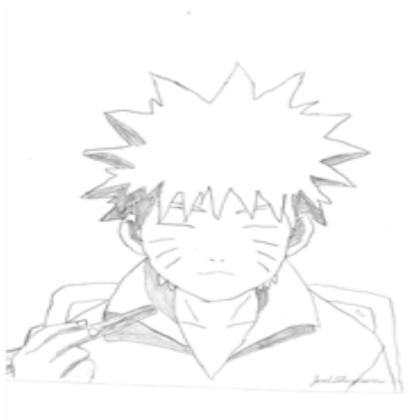 Drawing Of Naruto Uzumaki  Roblox decal