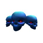 Navy Blue Skull Crown