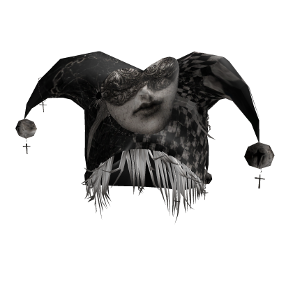 Creepy Distressed Jester Maximalist Hat Roblox item