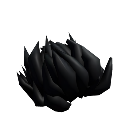 Black Spiky Hair Roblox NoFilter