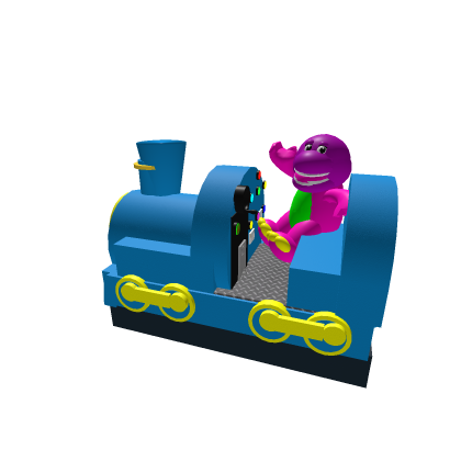 Barney Train Kiddie Ride