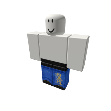 blue sp5der sweatpants thumbnail