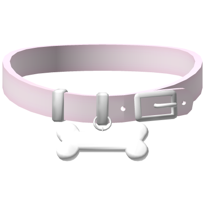 ♡ : tiny puppy bone collar in pink thumbnail