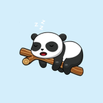Caged pandas